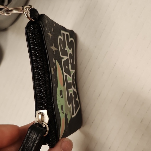 Disney Star Wars Backpack Purse New Coin Purse Wristlet Mandalorian - Picture 2 of 15